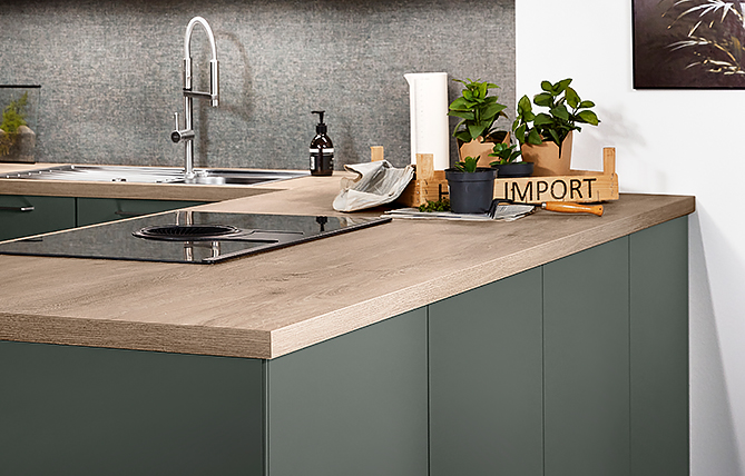 Worktop –the foundation of every nobilia kitchen.