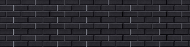 A seamless pattern of dark brickwork, creating a modern and sleek background for a stylish website header or footer.