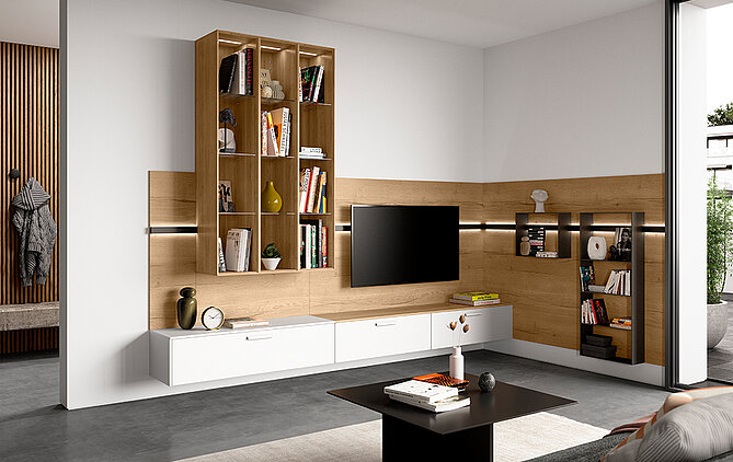Soporte de TV de pizarra nórdica para sala de estar, mueble minimalista  moderno, armario de TV