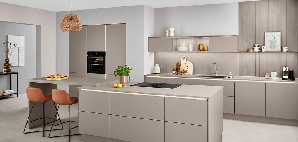 Grifflose Küche Line One Küche LASER 412.