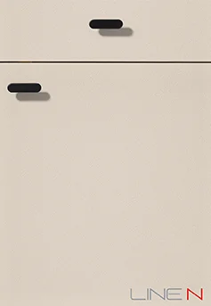 Strukturierte Oberfläche in warmem Sandton: LOOK 604 verbindet moderne Optik mit wohnlicher Natürlichkeit.