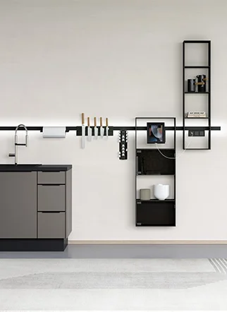 Sign Emotion Relingsystem in ihrer Küche.